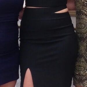 Elizabeth and James Black Perla Pencil Skirt Sz 12